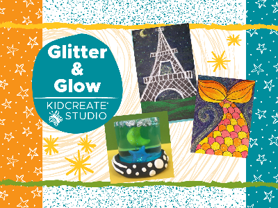 Kidcreate Studio - Oak Park.  Glitter & Glow Weekly Class (5-12 Years)